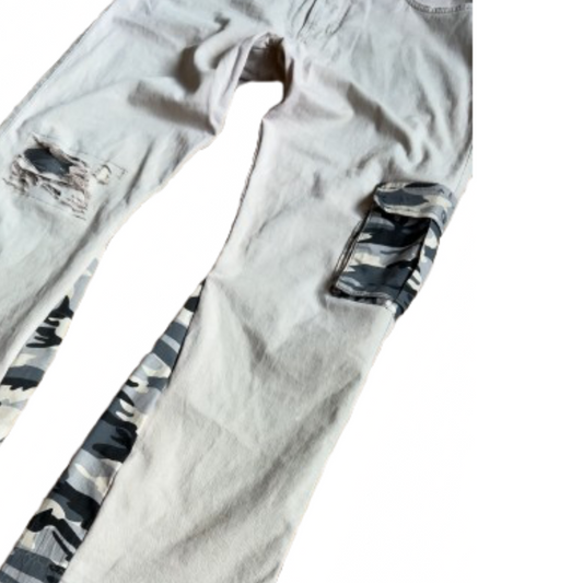 Reworked Camo Jeans