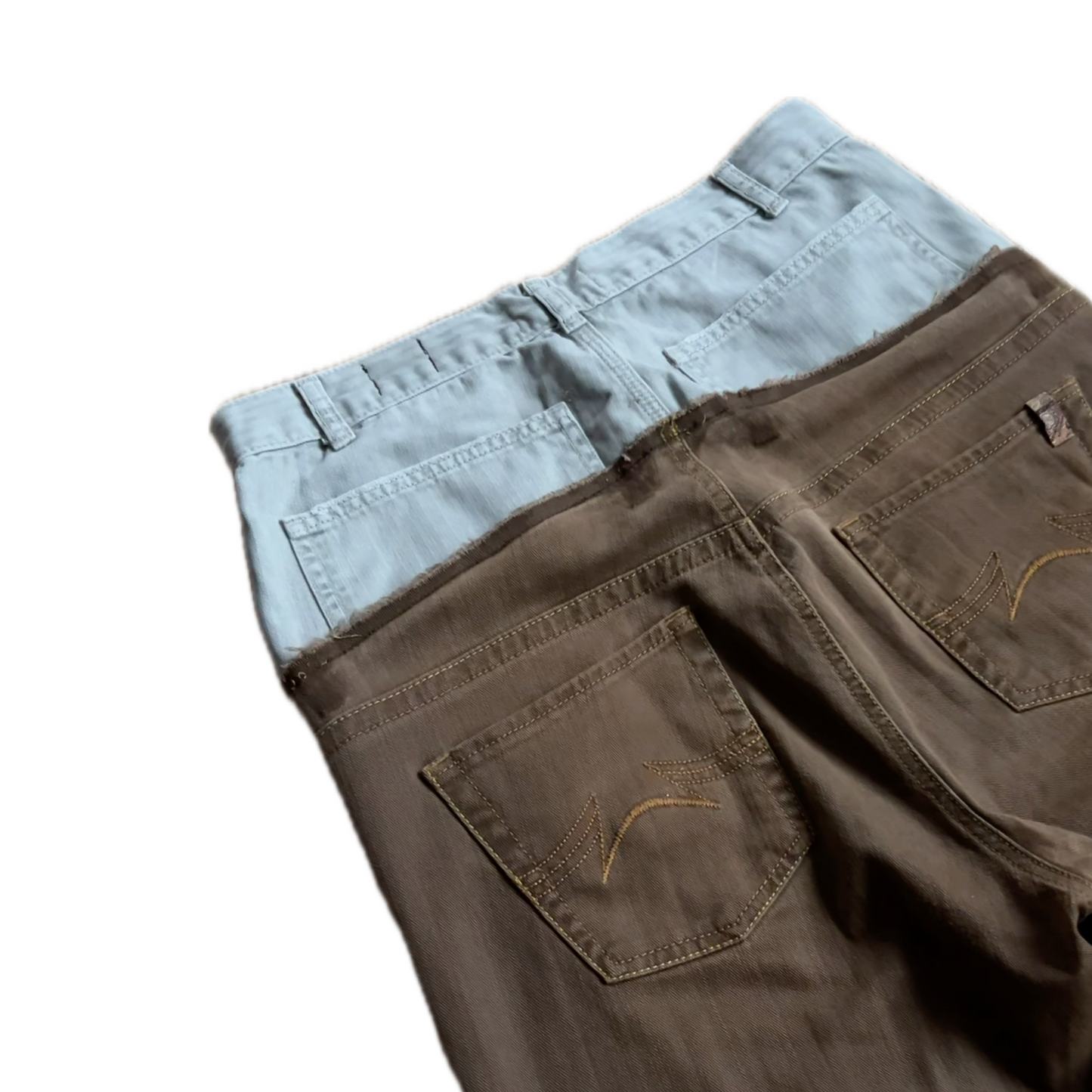 Reworked Cut Up Jeans