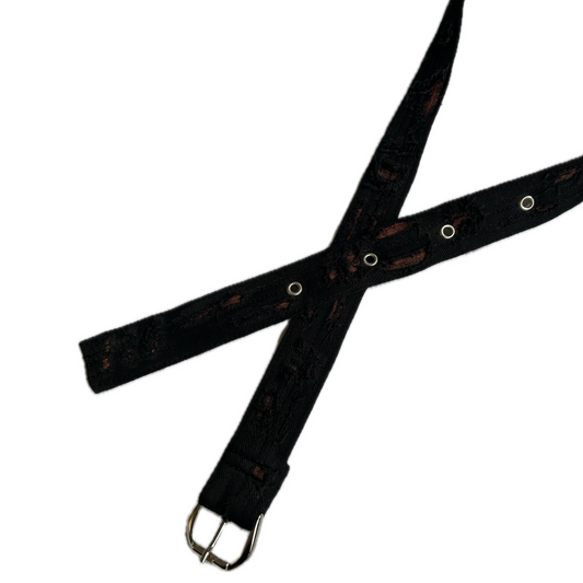 Distressed Crimson Belt