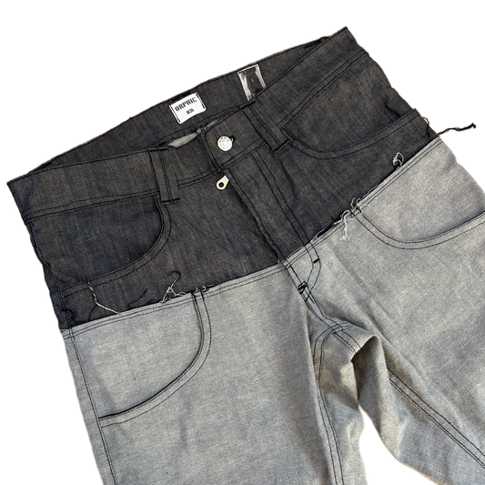Double Waisted Bootcut Denim