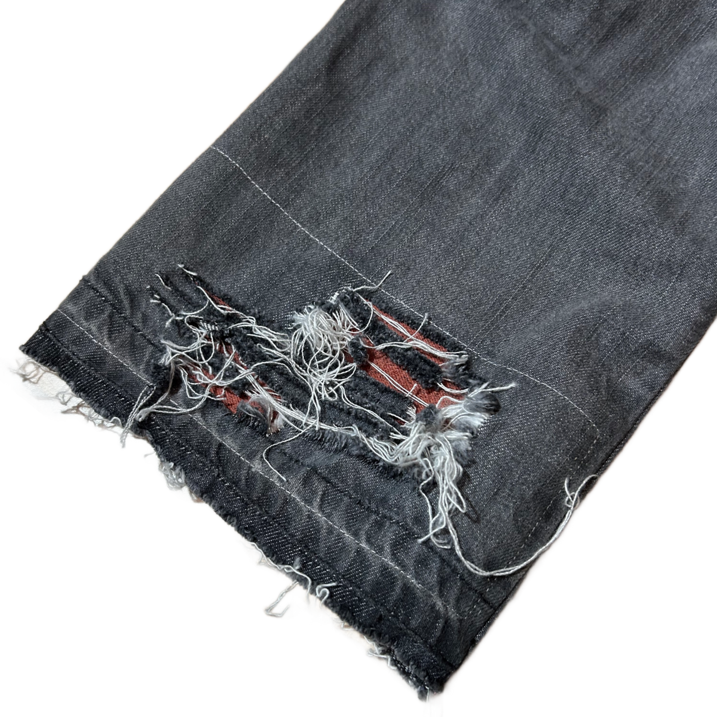 Reworked Slashed Jeans