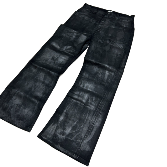 Coated Bootcut Denim