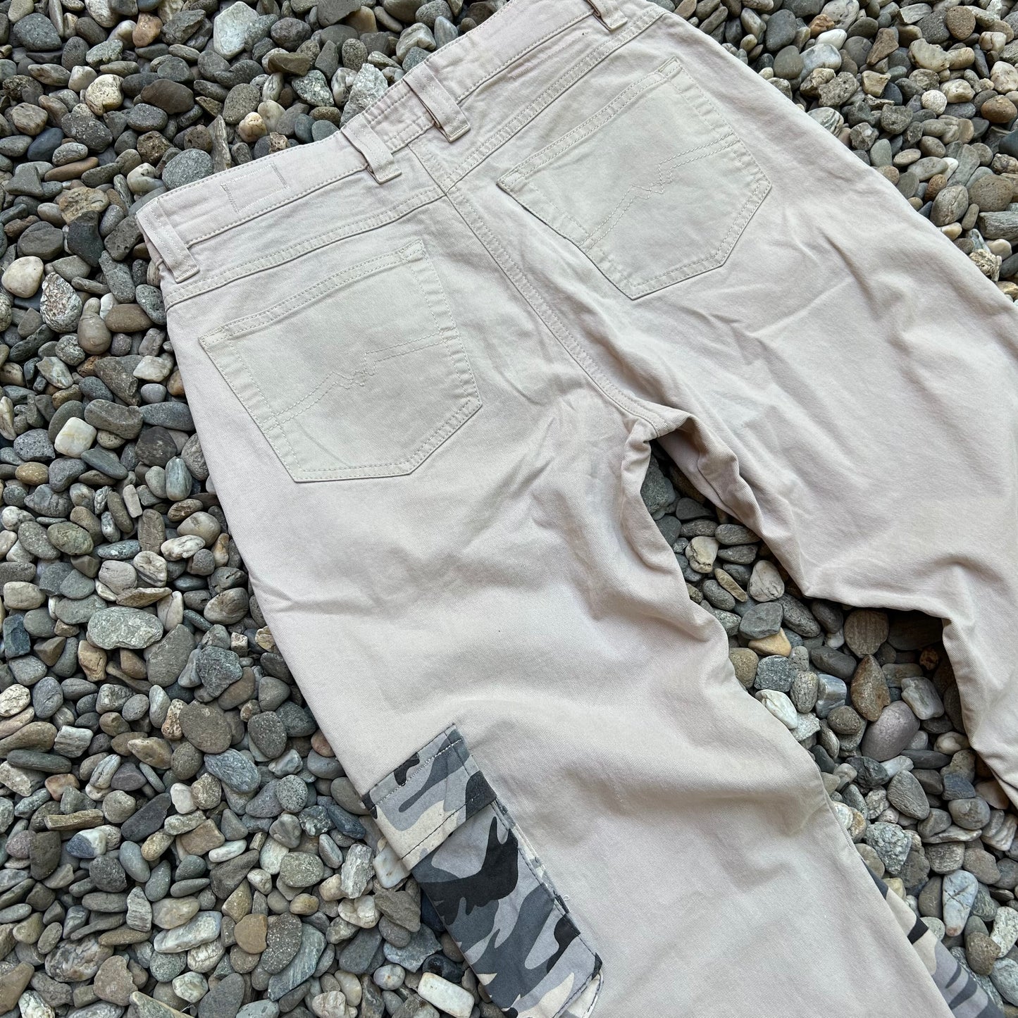 Reworked Camo Jeans