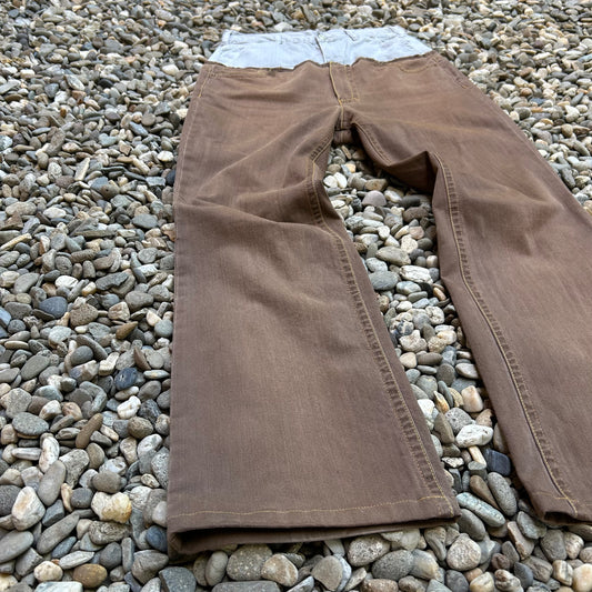 Reworked Cut Up Jeans