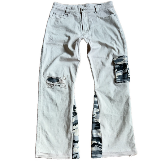 Reworked Camo Jeans