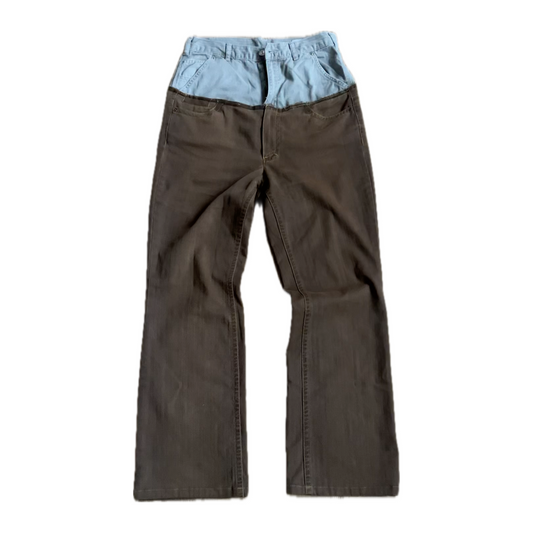 Reworked Cut Up Jeans