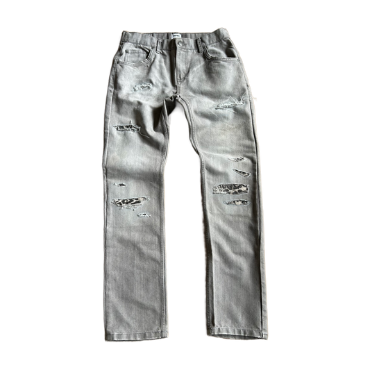Reworked Cheetah Jeans