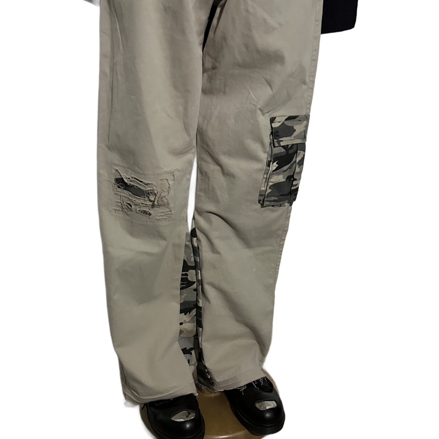 Reworked Camo Jeans