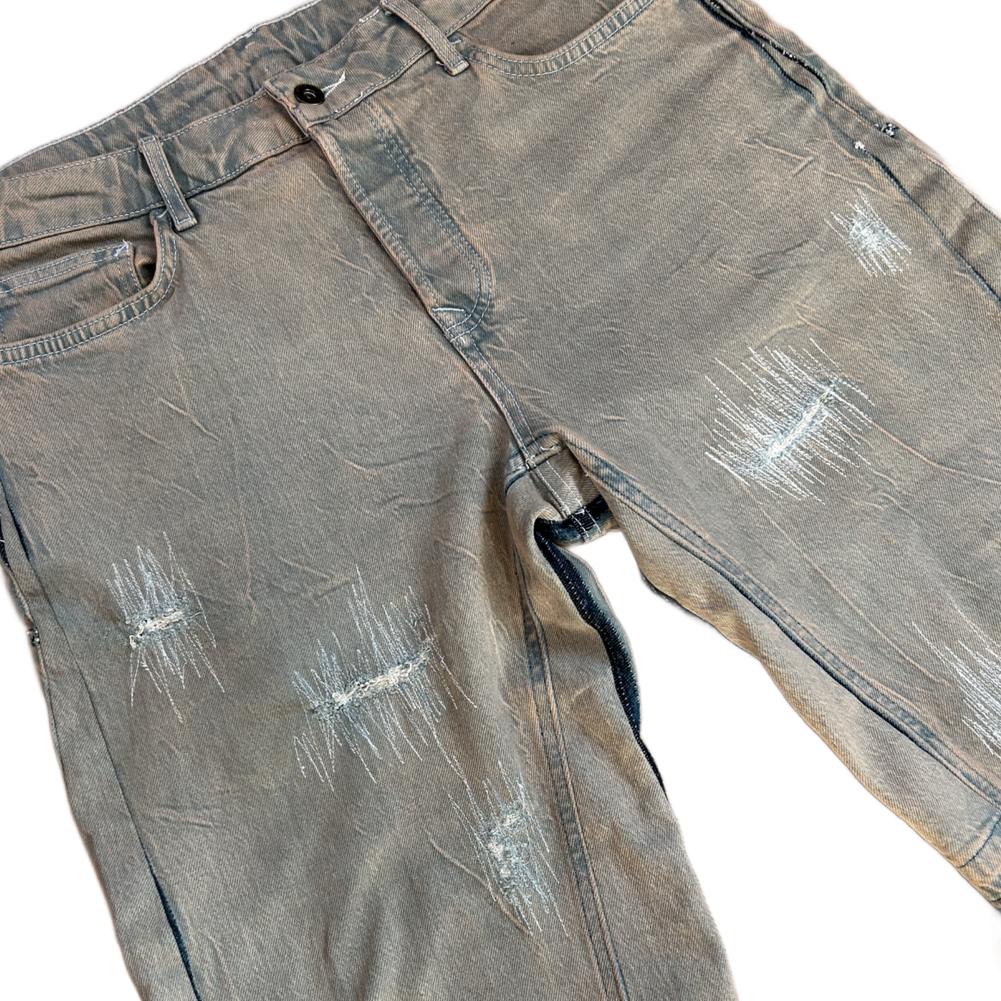 Reworked Faded Jorts