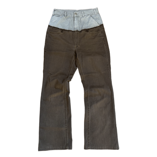 Reworked Cut Up Jeans