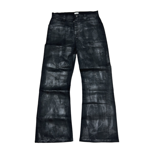 Coated Bootcut Denim