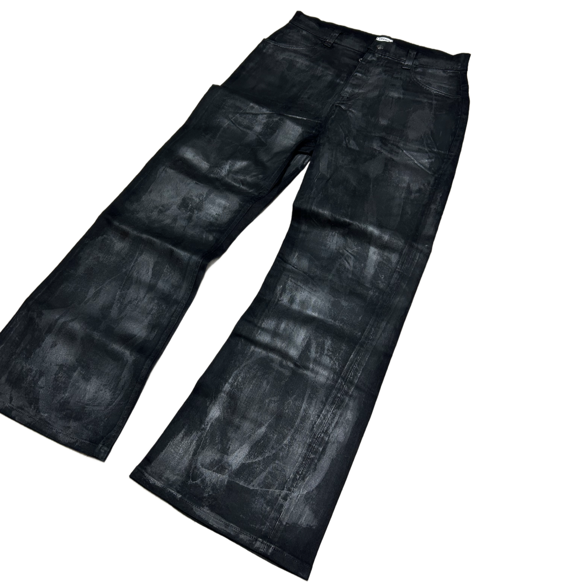 Coated Bootcut Denim