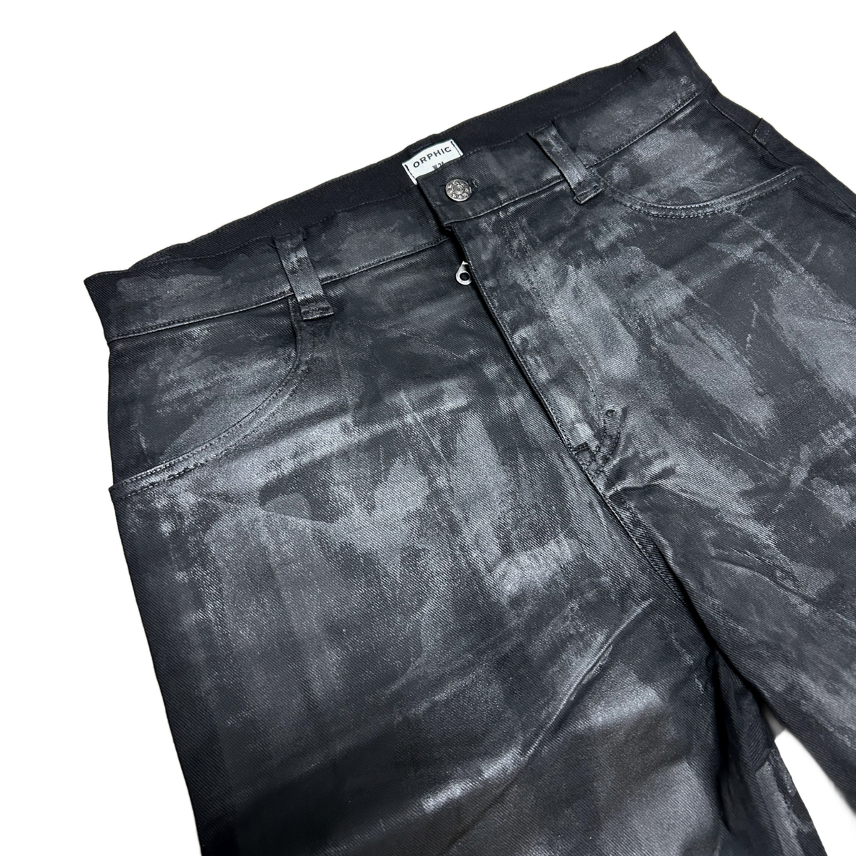Coated Bootcut Denim