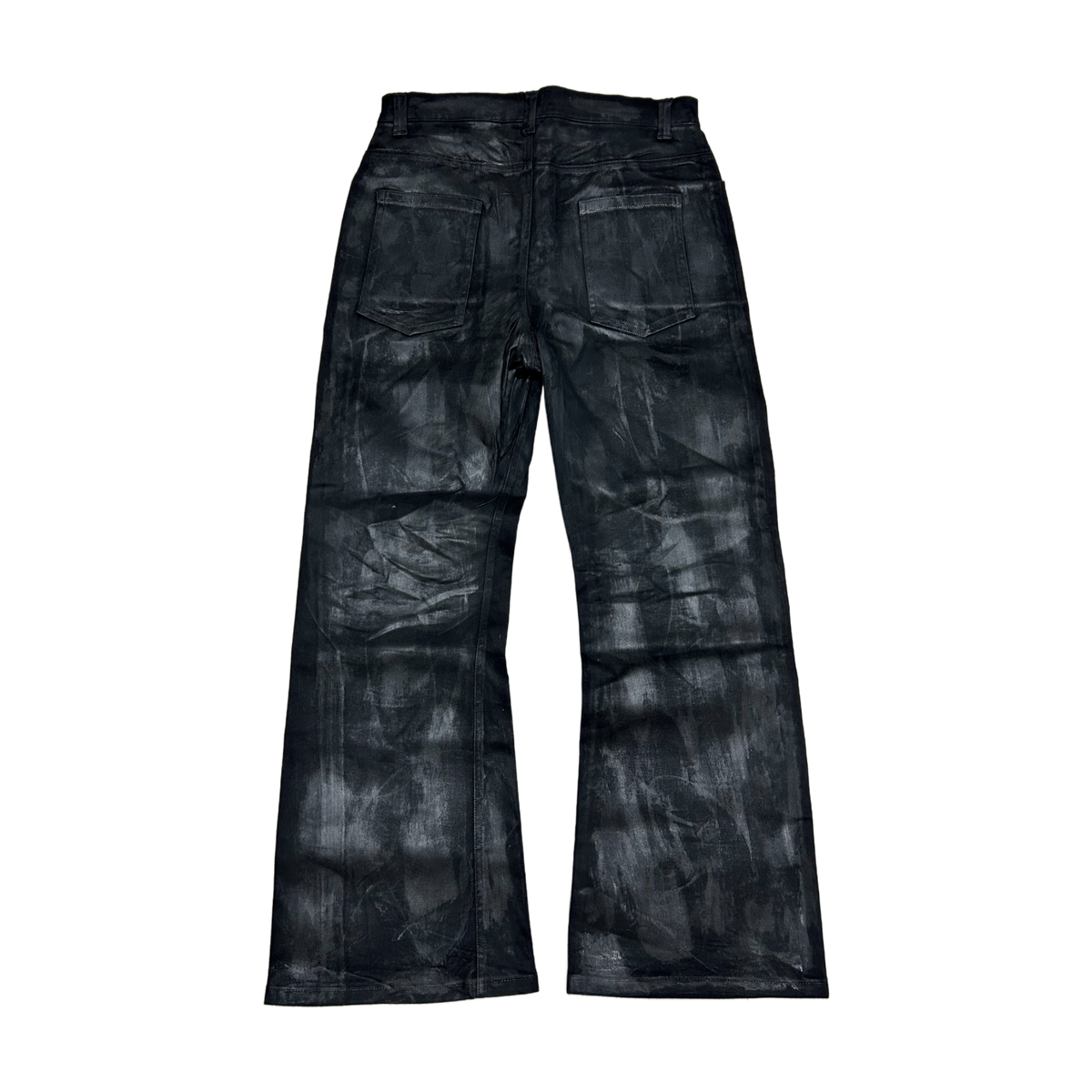 Coated Bootcut Denim