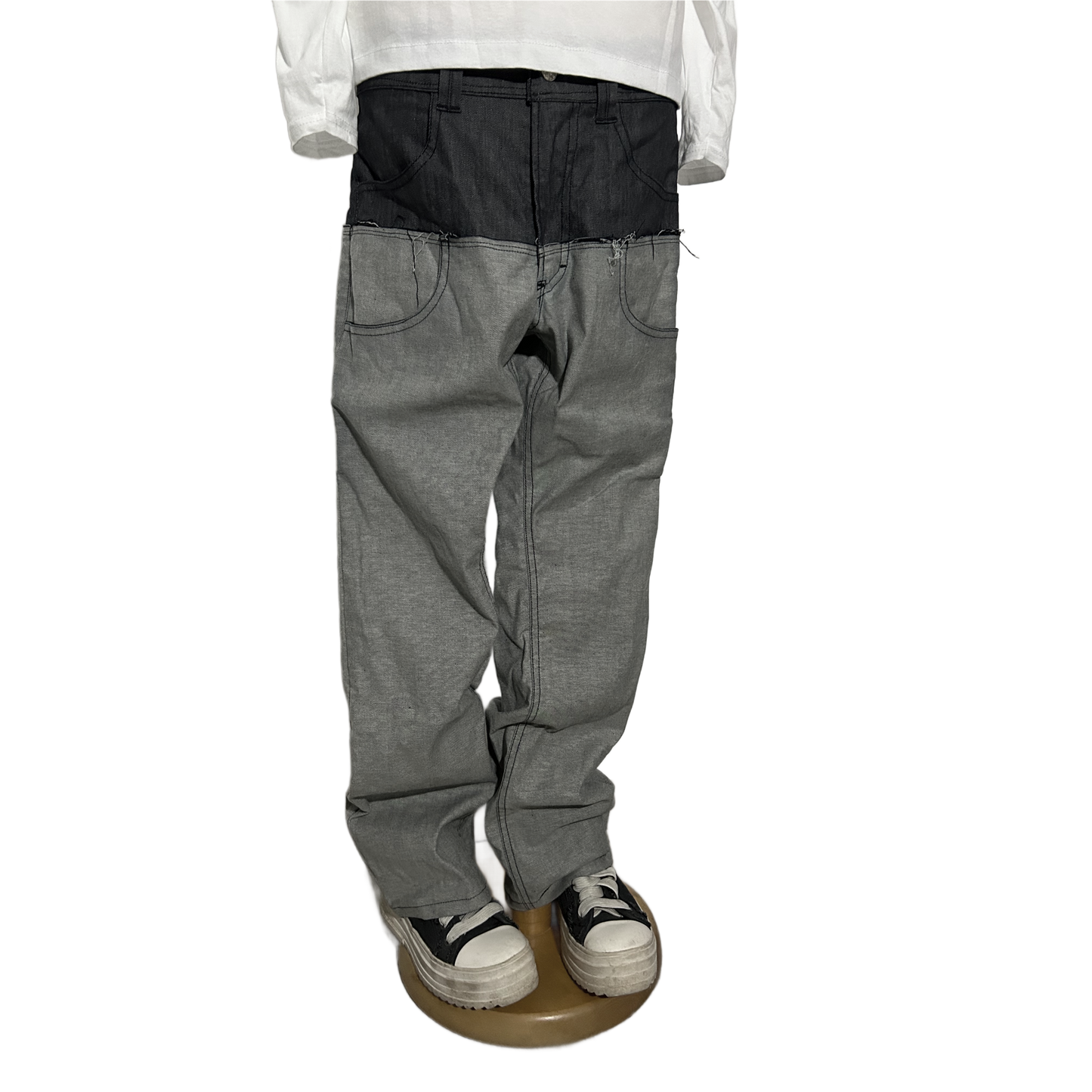 Double Waisted Bootcut Denim